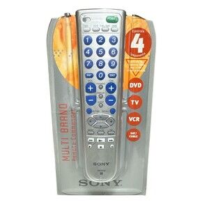 NEW Sony Multi Band Remote Commander‎ RM-V202 DVD TV VCR SAT CABLE Vintage 2003